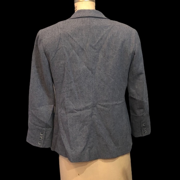 Vintage Pendleton oversized blazer gray wool women’s suit jacket - Picture 6 of 9